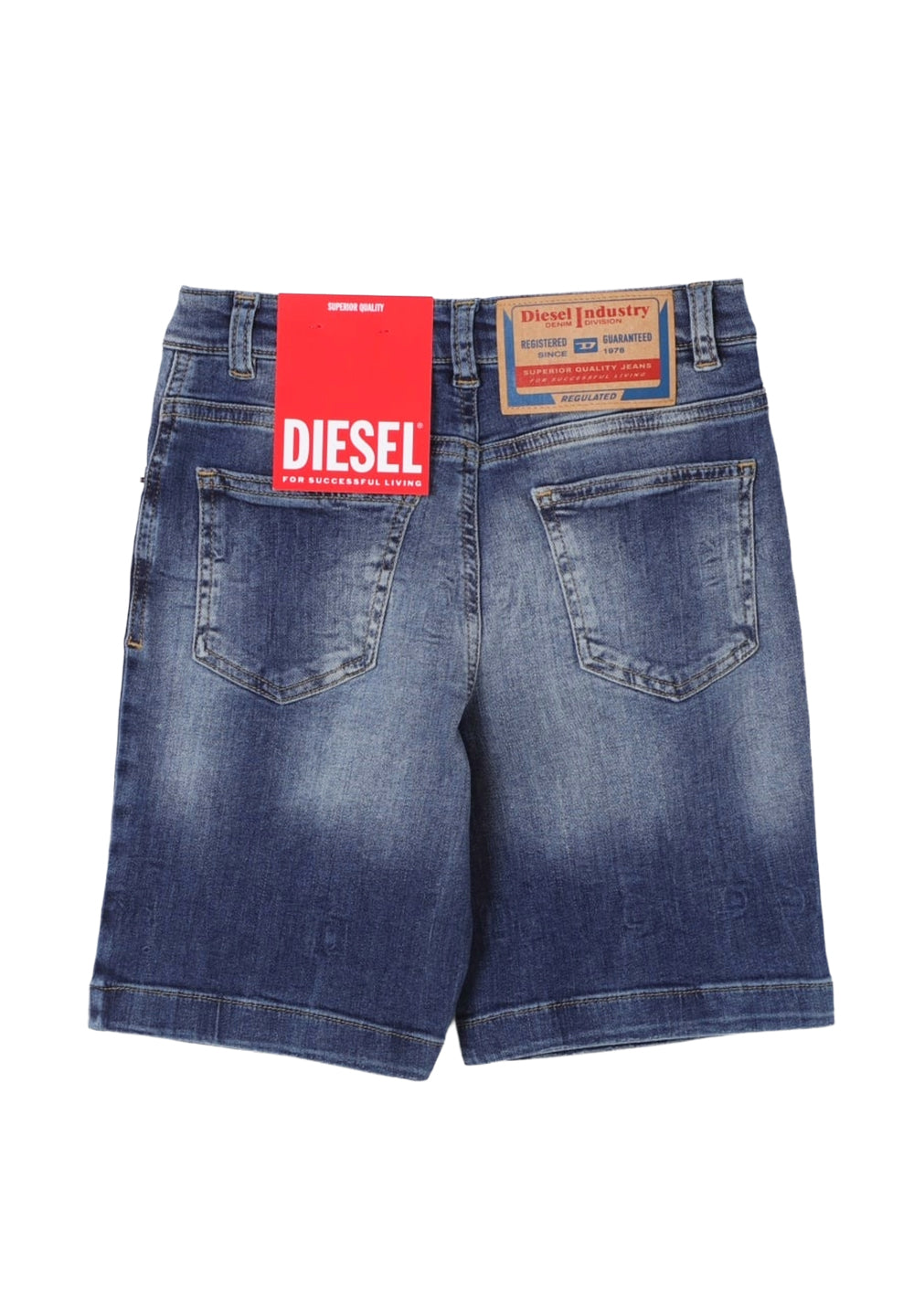 Blue denim shorts for boys