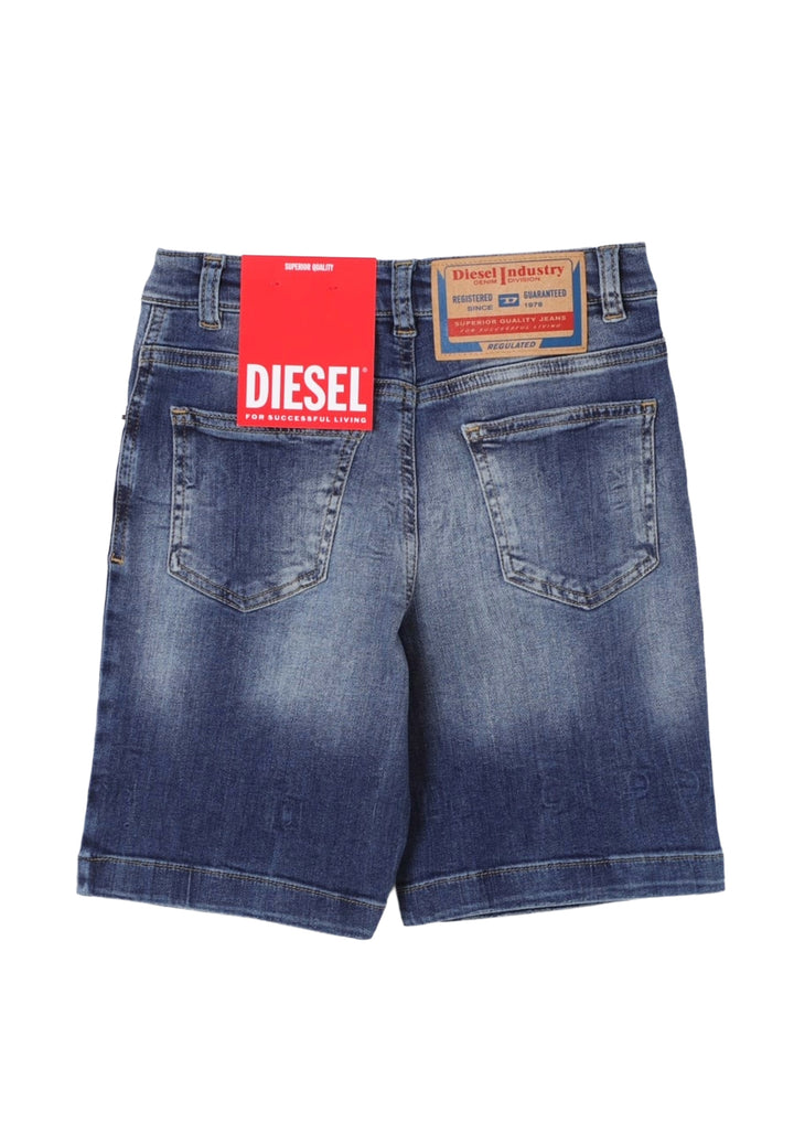 Blue denim shorts for boys