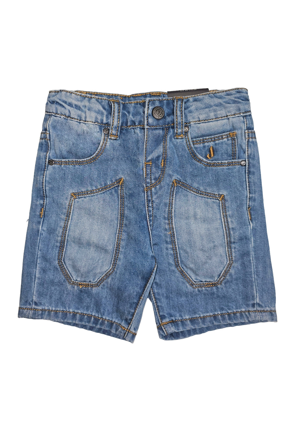 Blue denim shorts for baby boy