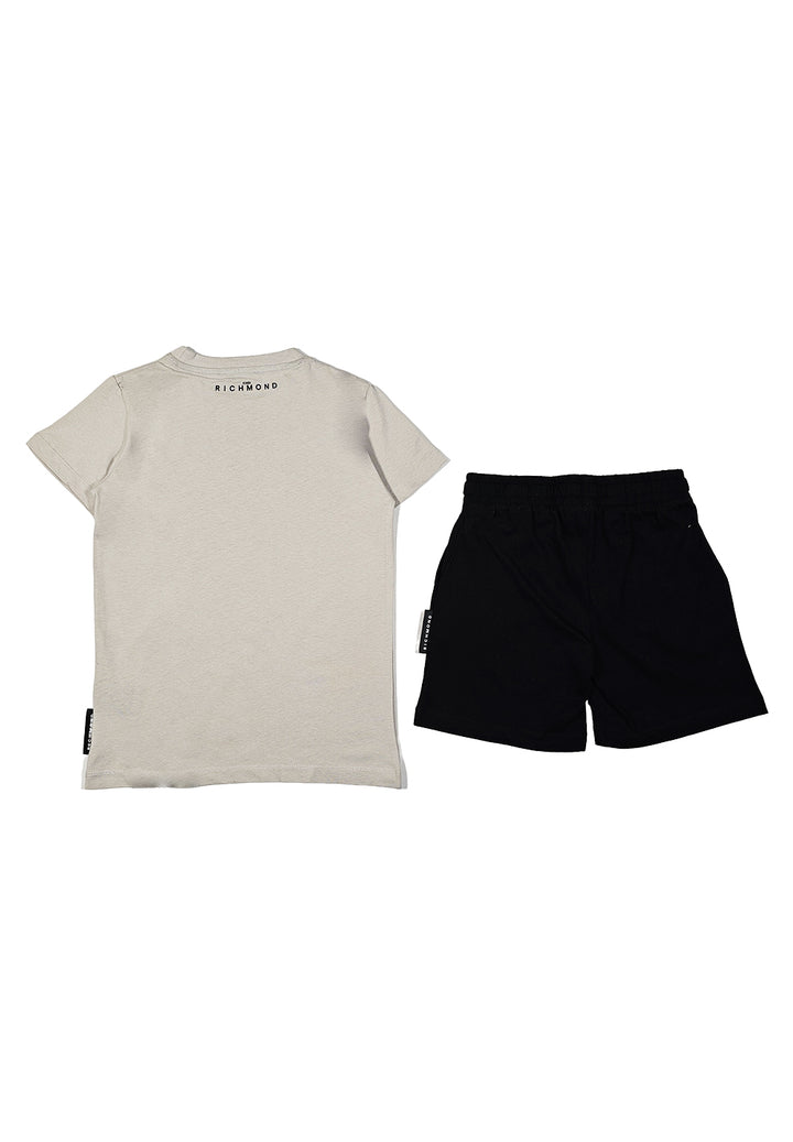 Completo grigio-nero per bambino - Primamoda kids