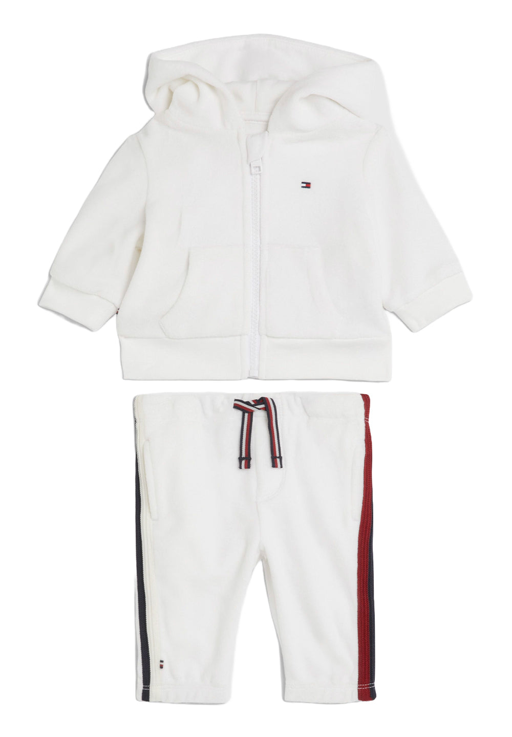 Ensemble sweat-shirt blanc pour nouveau-né