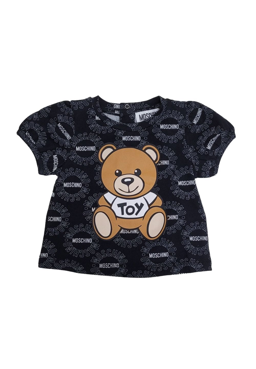 T-shirt noir pour bébé fille