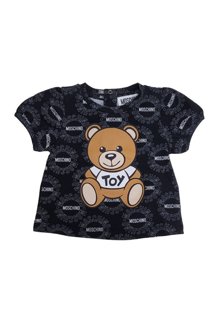 T-shirt noir pour bébé fille