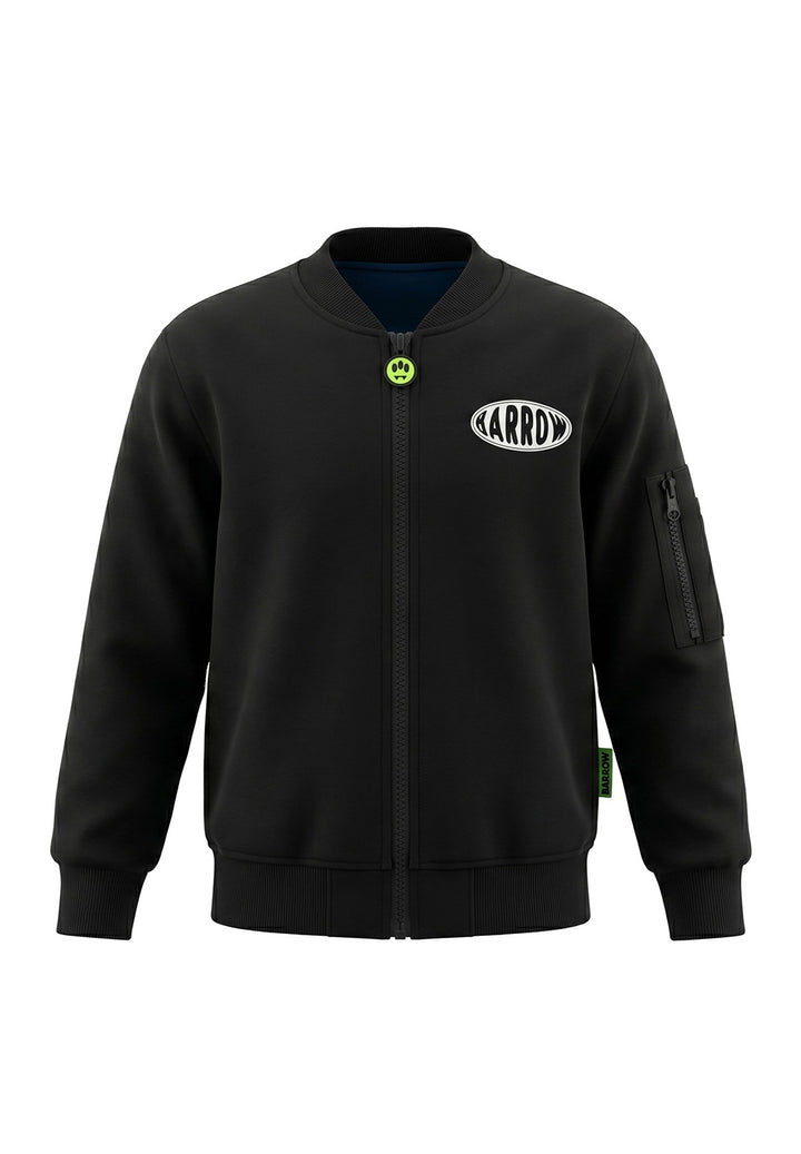Black zip-up hoodie for kids