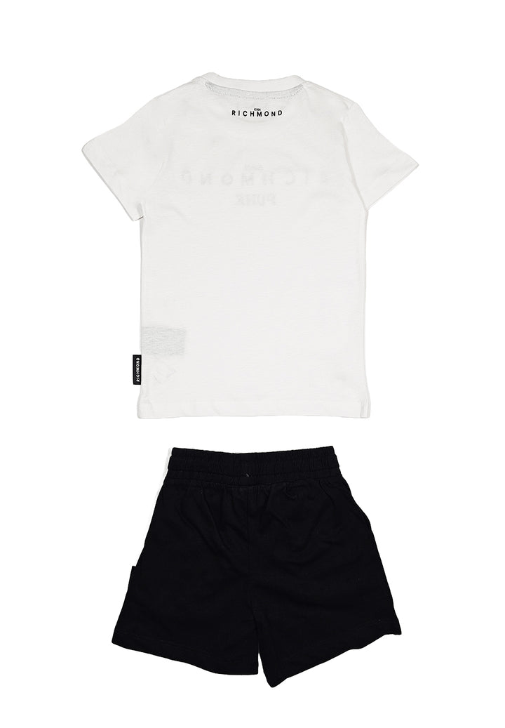 Completo bianco-nero per bambino - Primamoda kids