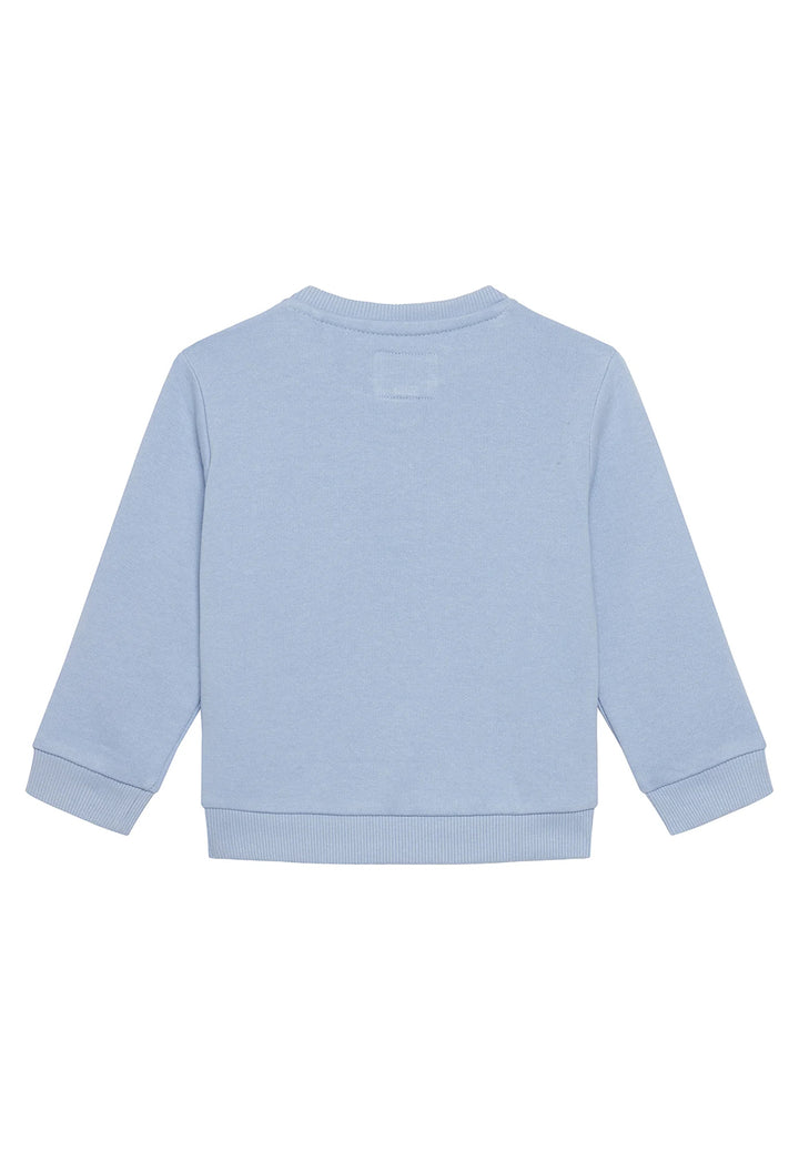 Blue crew neck sweatshirt for kids
