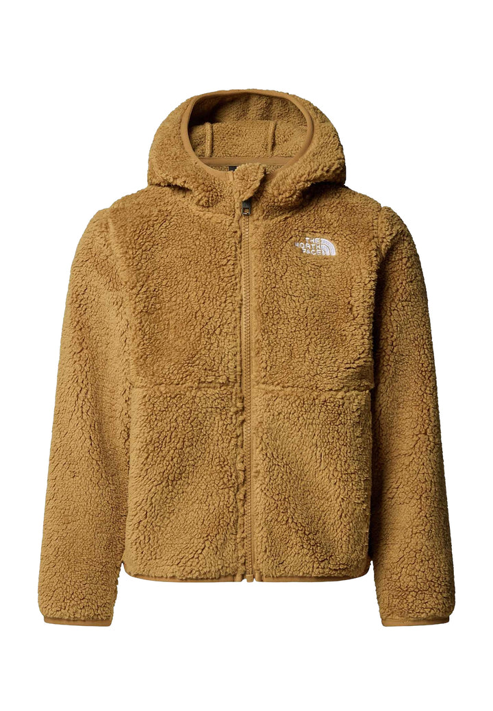 Sudadera tipo peluche marrón unisex