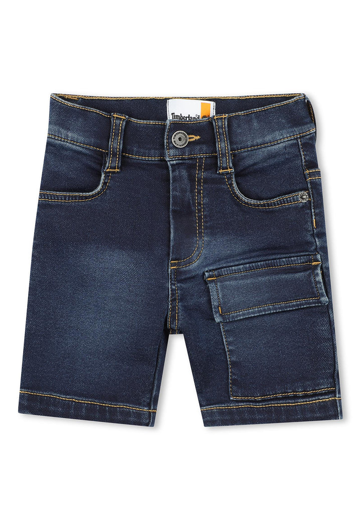 Bermuda en jean bleu pour nouveau-né