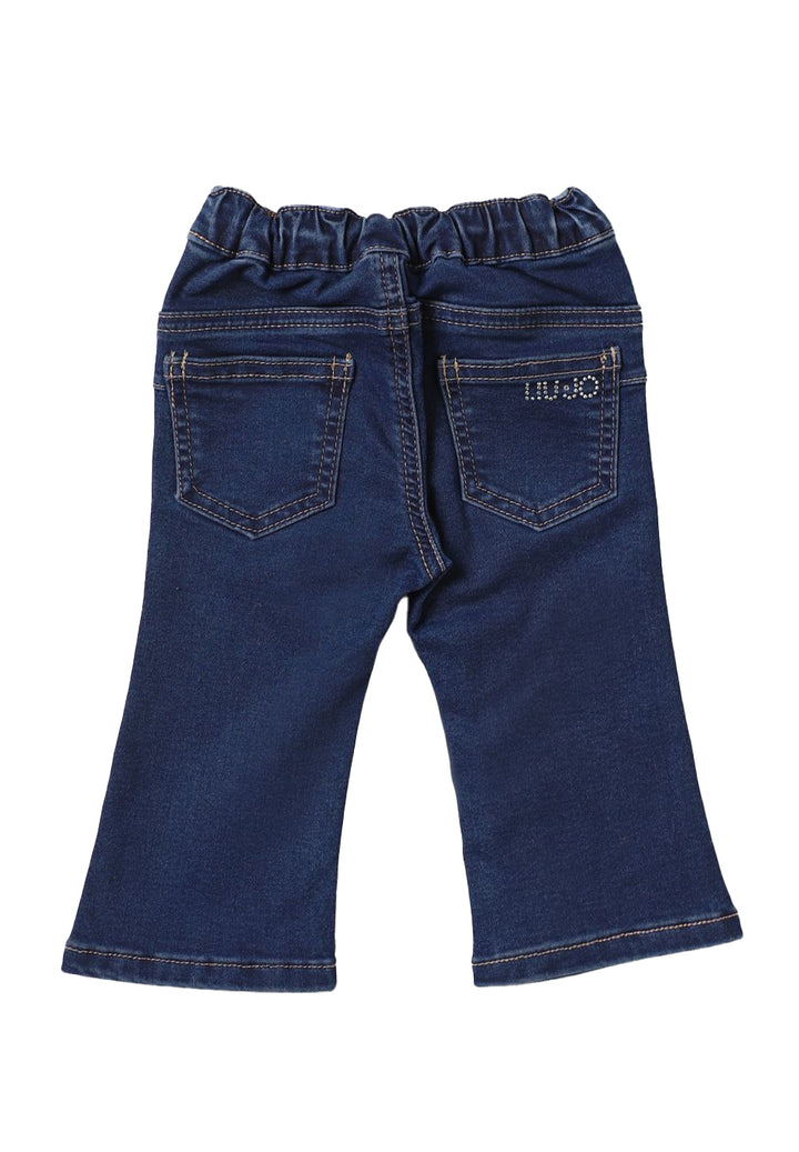 Jean bleu pour bébé fille