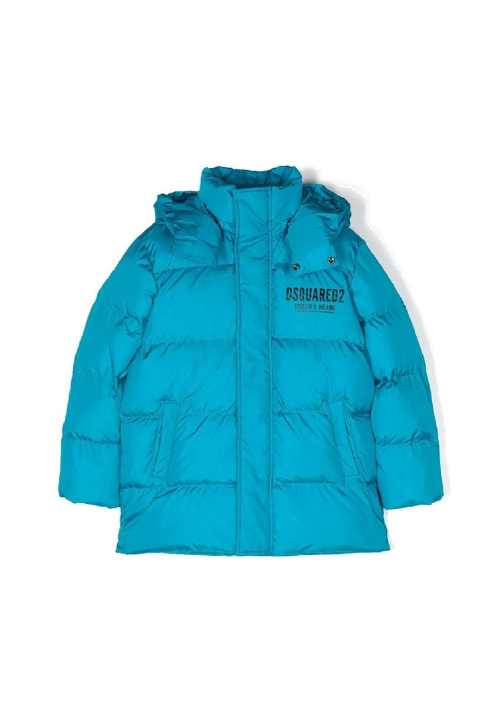 Turquoise jacket for a boy