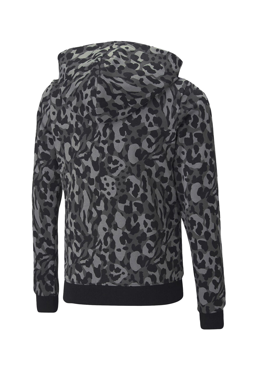 Black zip-up hoodie for kids