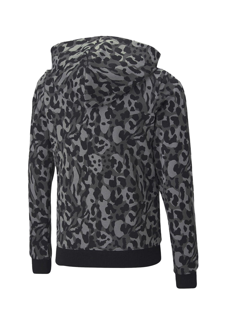 Black zip-up hoodie for kids