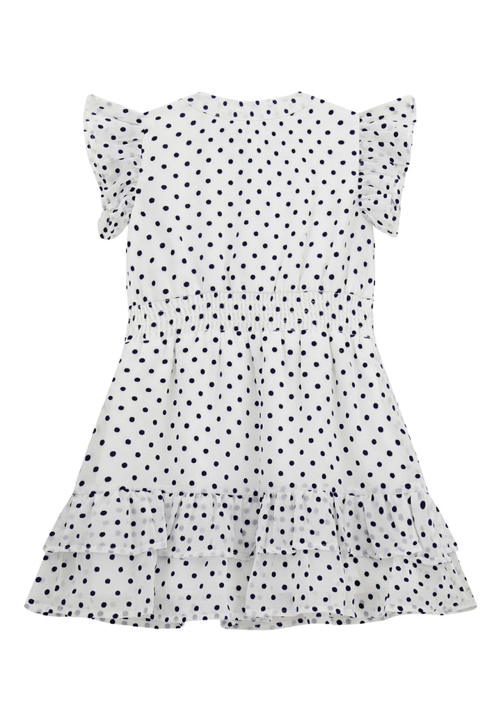 Blue and white dress for a little girl