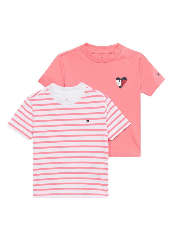 Set of 2 baby girl pink t-shirts