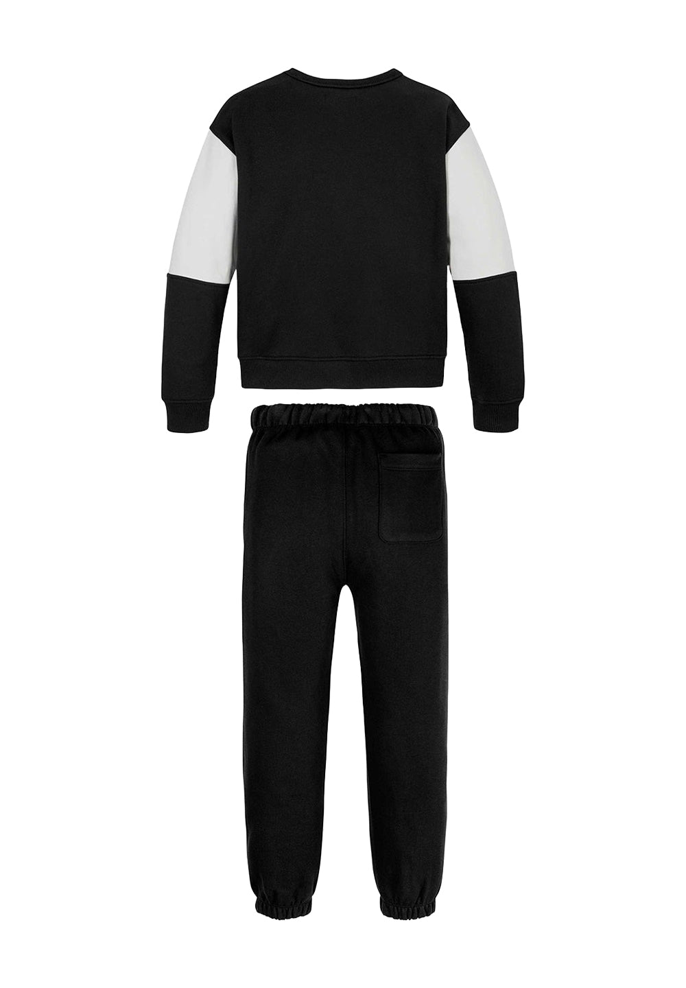 Ensemble sweat-shirt noir et blanc pour enfant