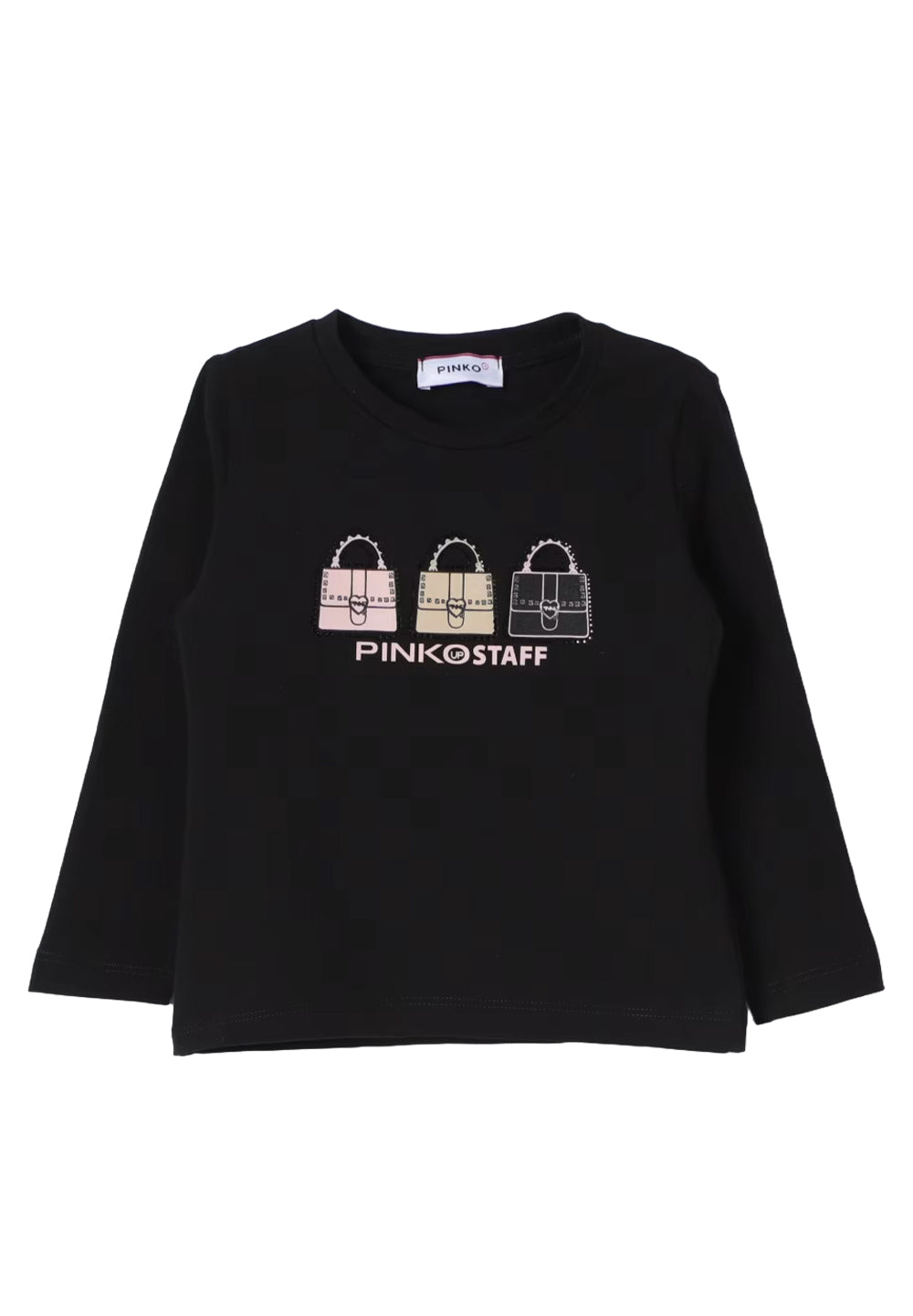 T-shirt noir pour bébé fille