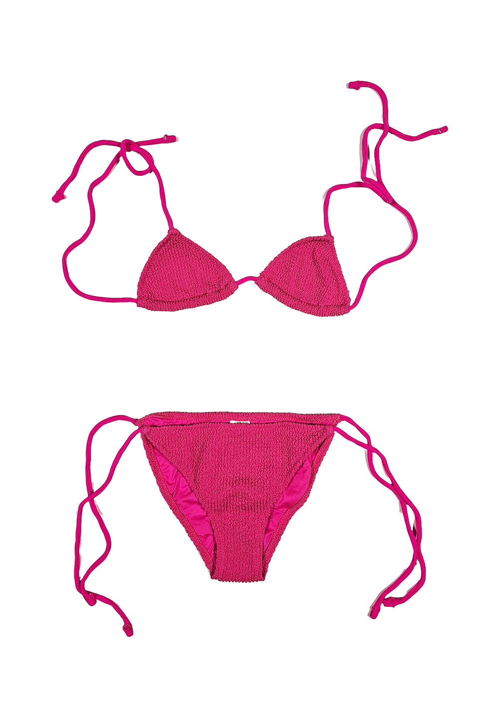 Costume bikini fuxia per bambina - Primamoda kids