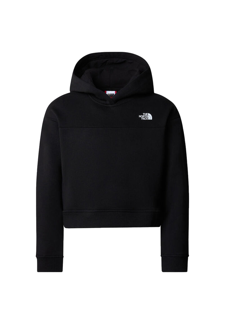 Sweat à capuche noir pour fille