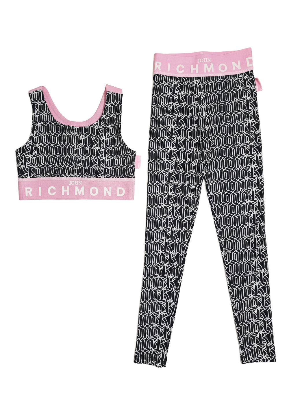 Black and pink outfit for girls