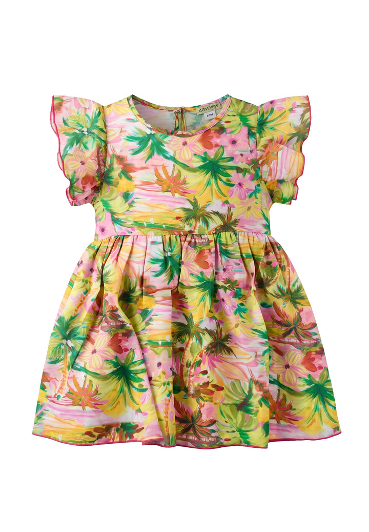 Mehrfarbiges Kleid für Babymädchen