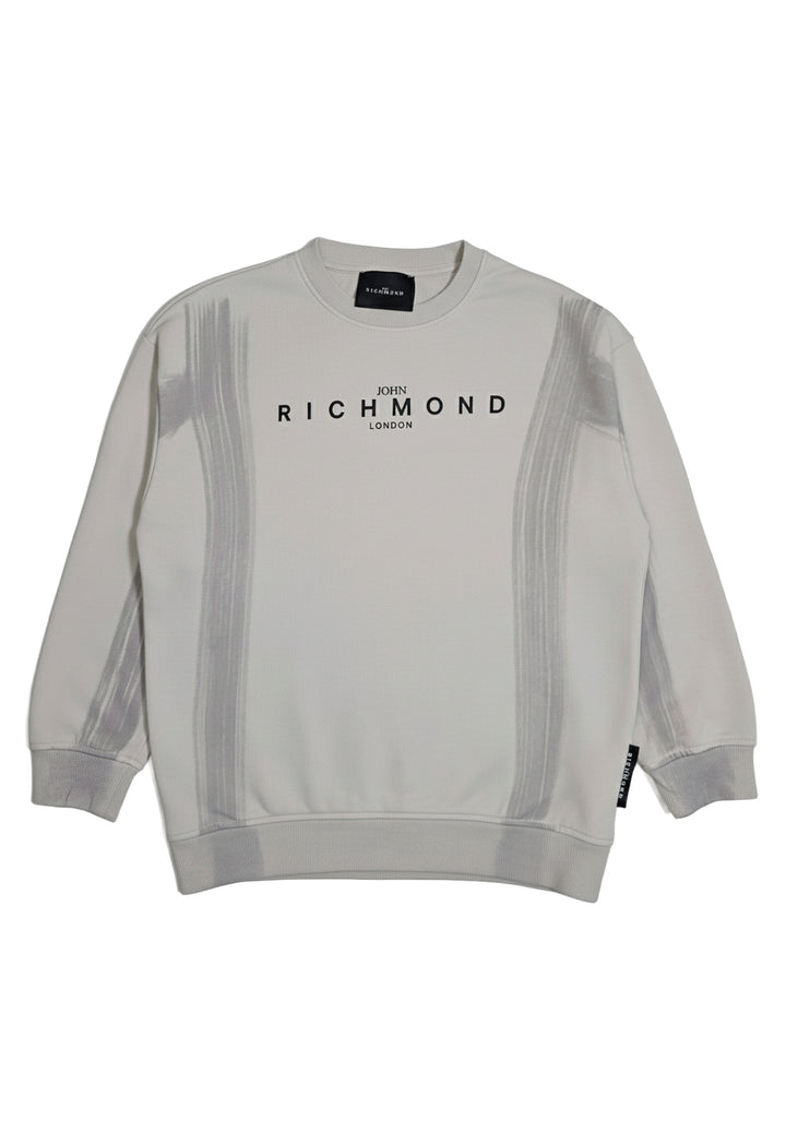 Graues Sweatshirt mit Rundhalsausschnitt für Jungen