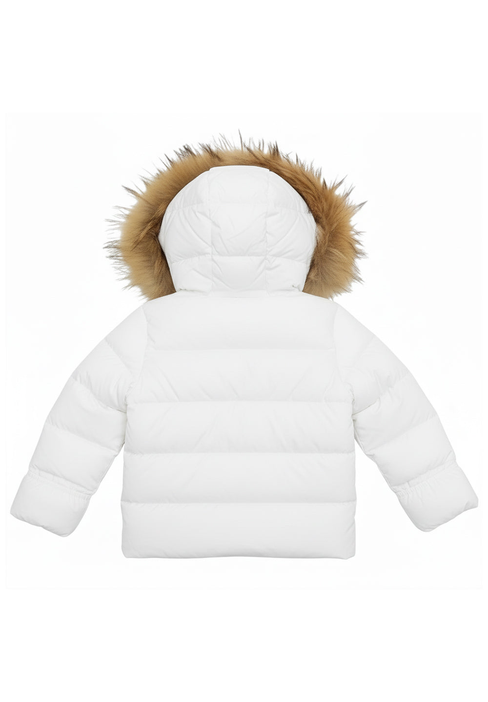 Weiße Jacke für Babymädchen