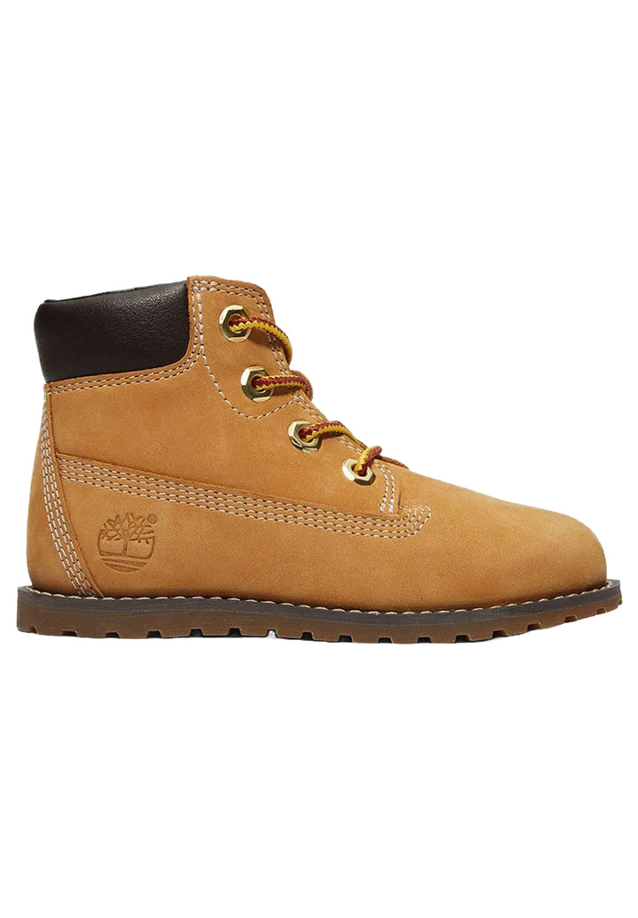 Brauner Stiefel für Neugeborene