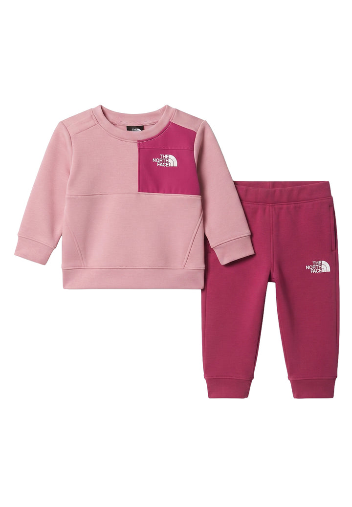 Sweatshirt-Set für Neugeborene in Pink-Fuchsia