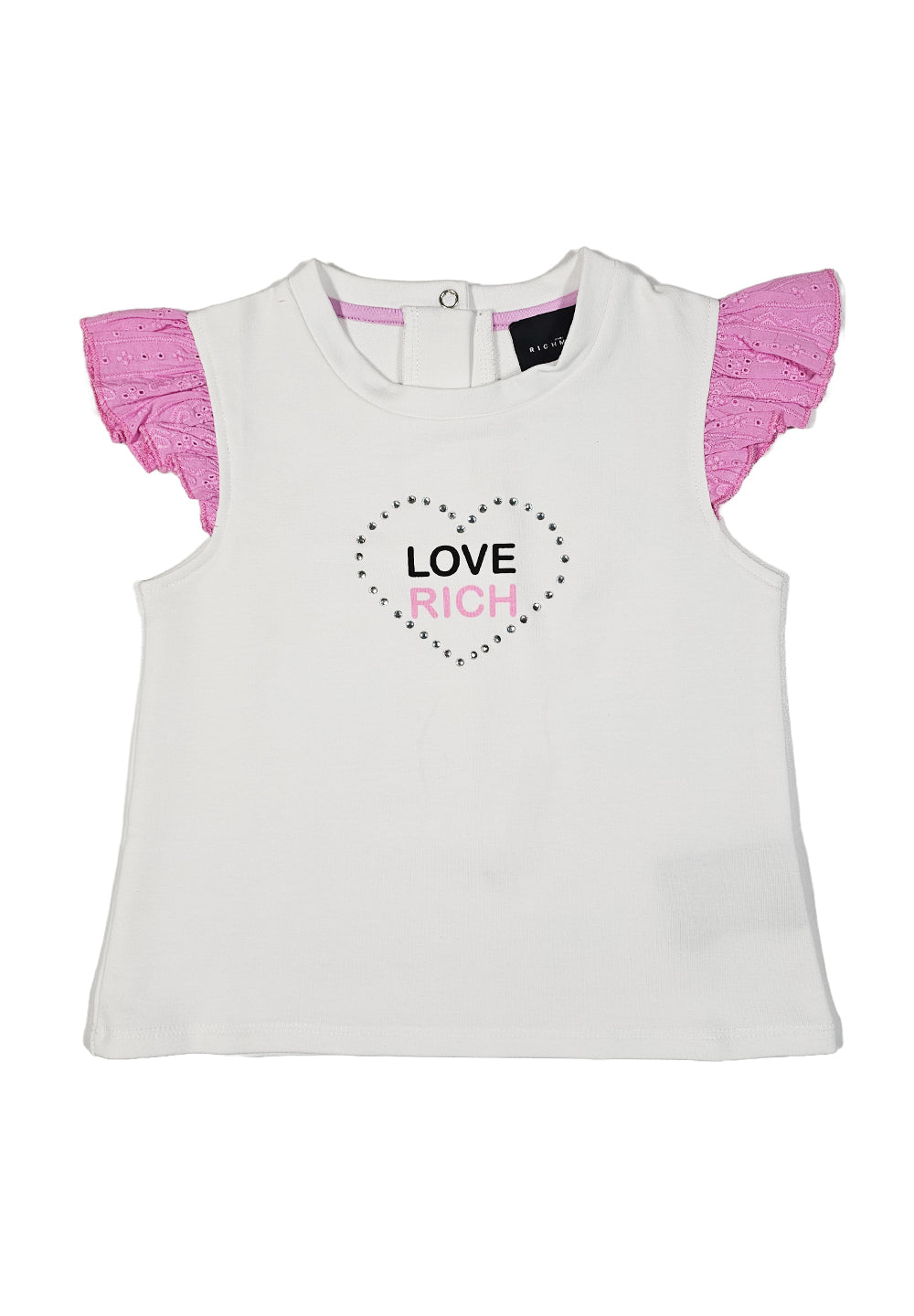 Camiseta blanca para niña