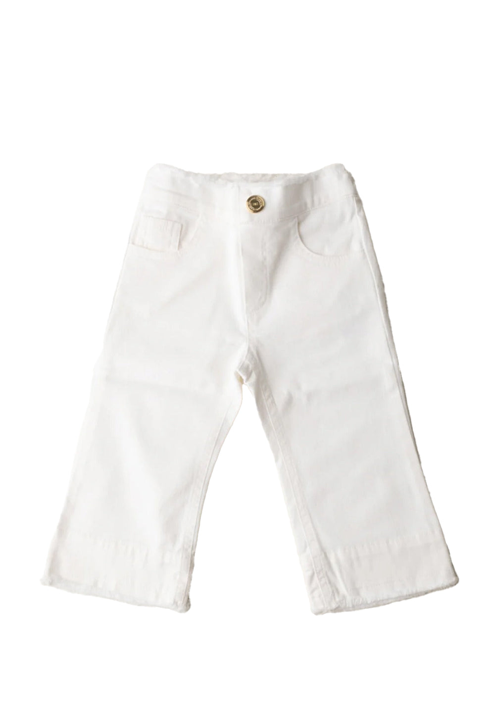 Pantalon blanc pour fille