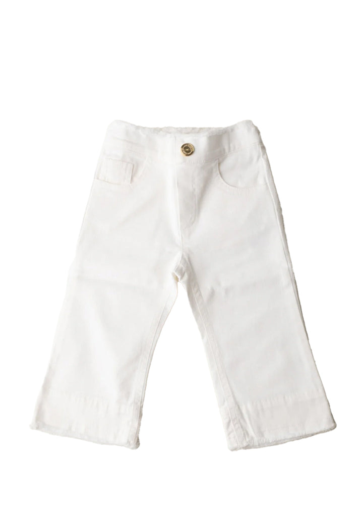 Pantalon blanc pour fille