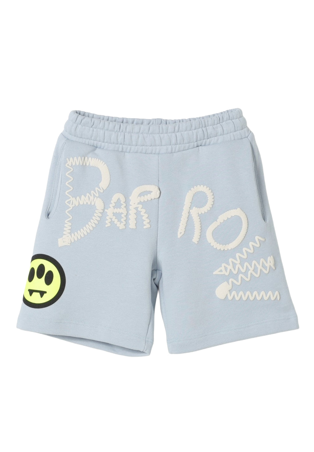 Light blue sweatshirt shorts for boys
