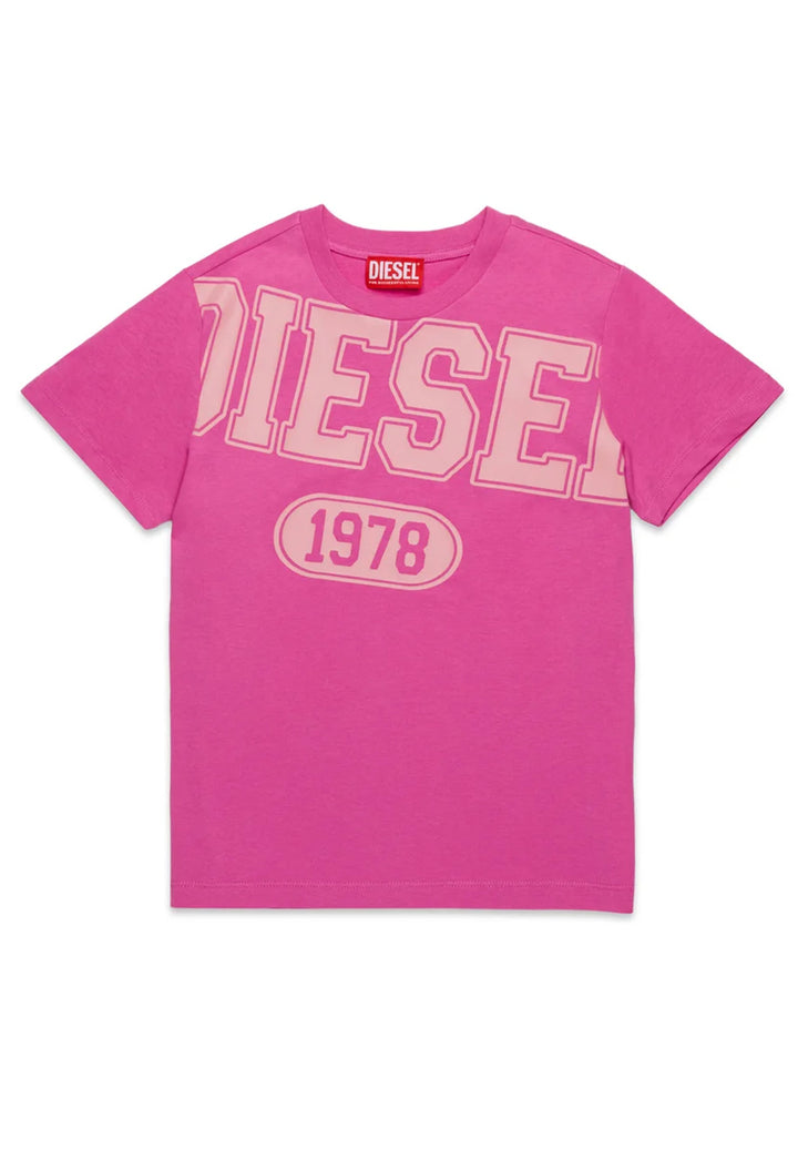 Fuchsia-T-Shirt für Mädchen
