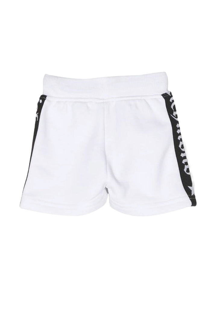 Bermuda felpa bianco per neonato - Primamoda kids