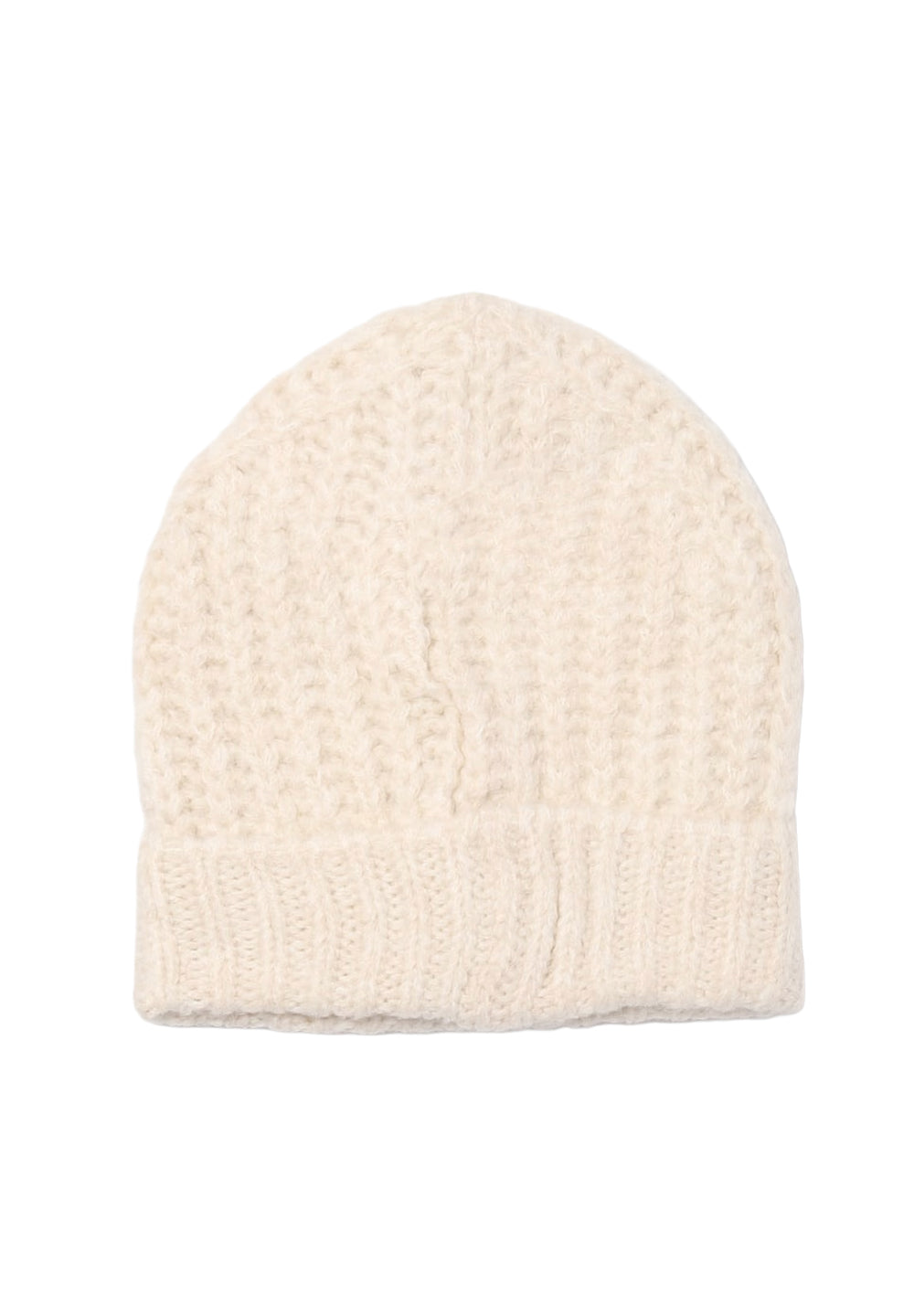 Gorro color crema para niña