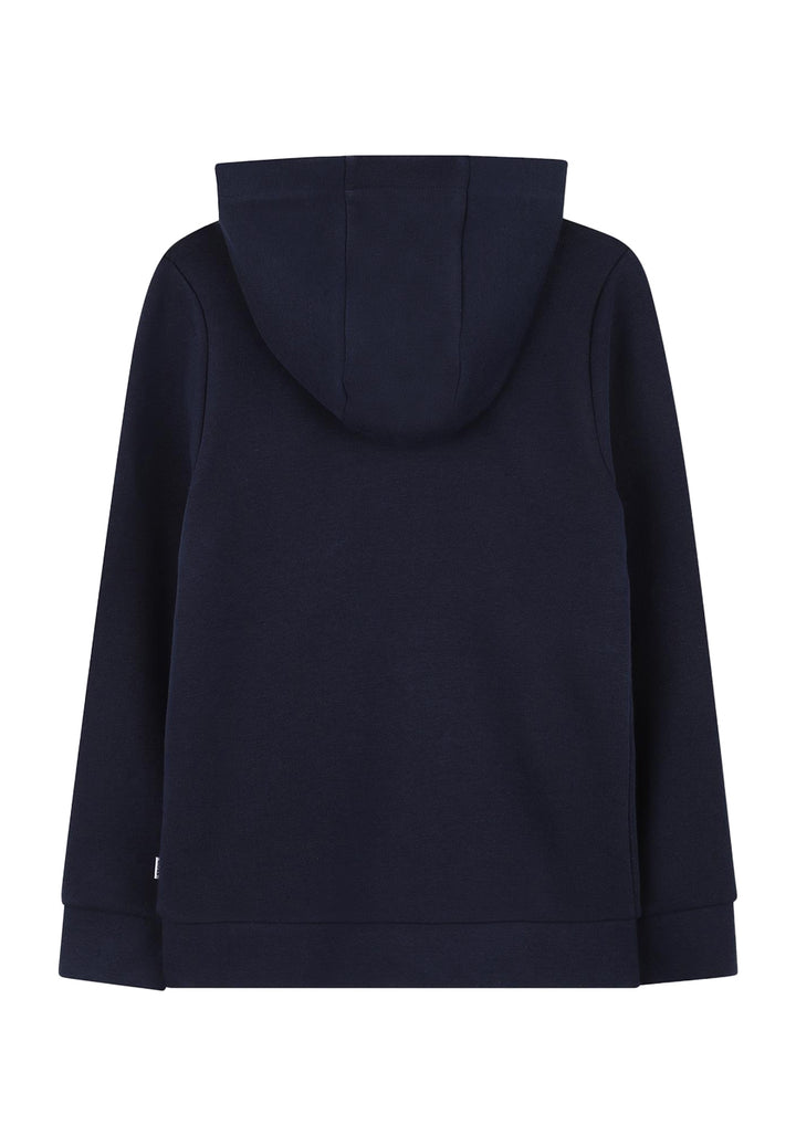 Sweat à capuche zippé bleu pour enfant