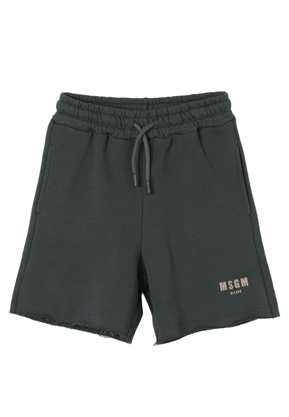 Lead green sweatshirt shorts for boys