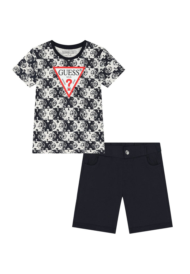 Traje azul para niño