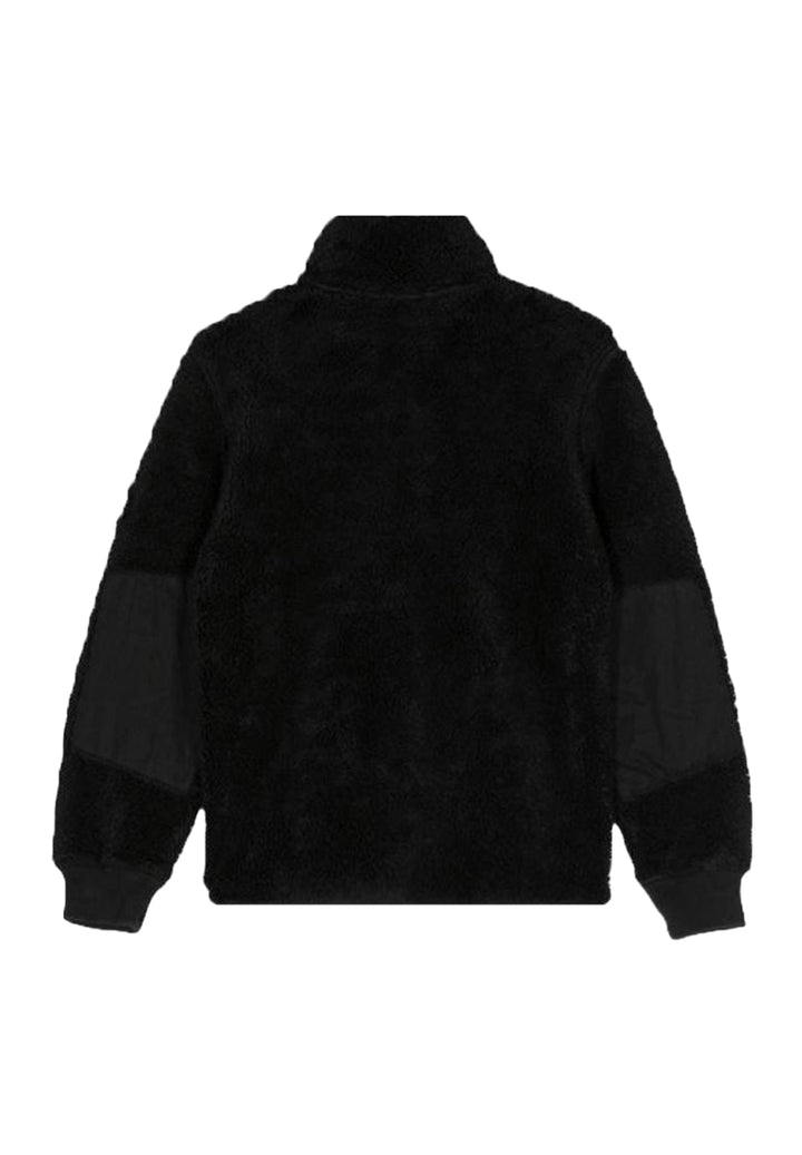 Chaqueta tipo teddy negra para niño