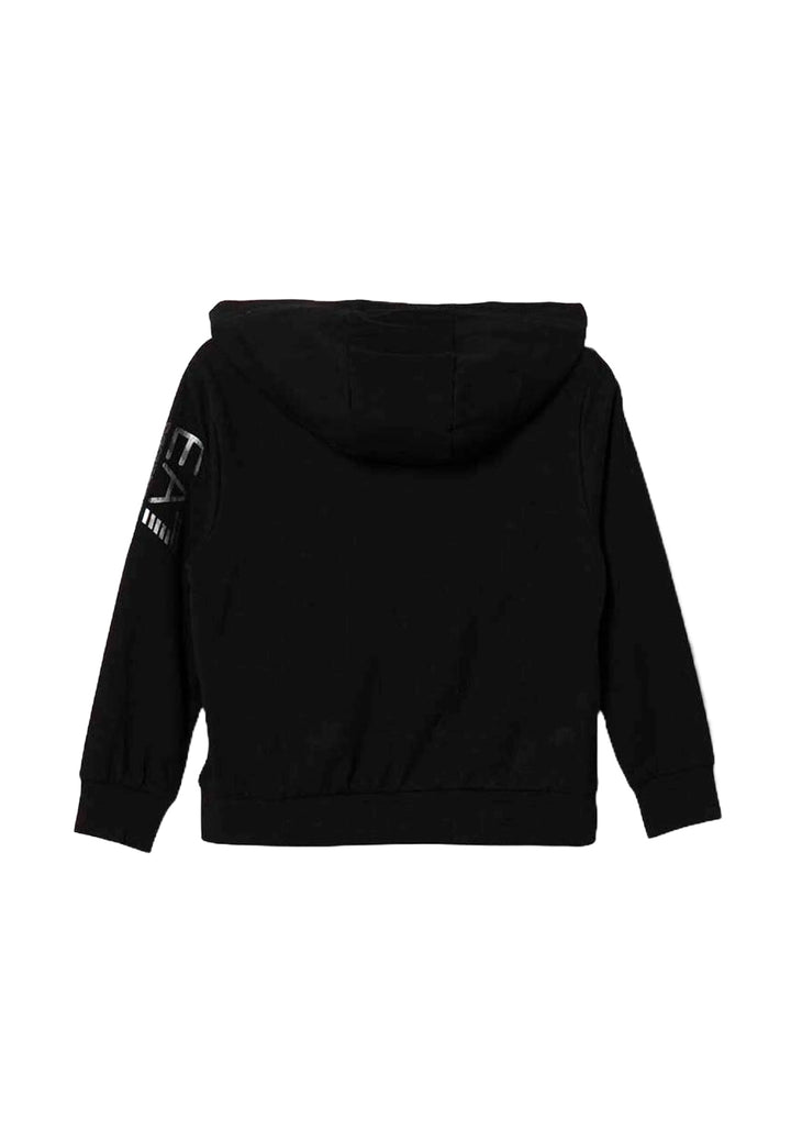 Black zip-up hoodie for kids