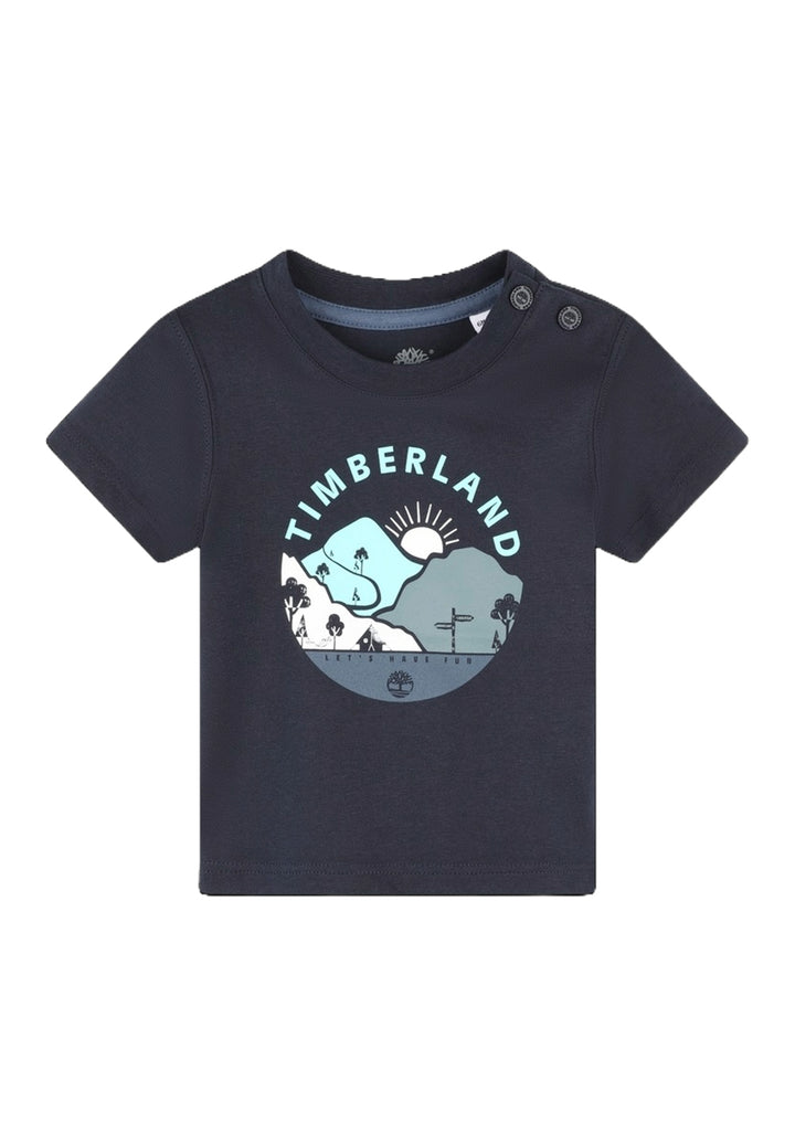 Camiseta azul para recién nacido