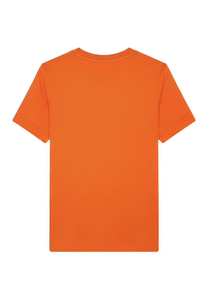 Camiseta naranja para niño