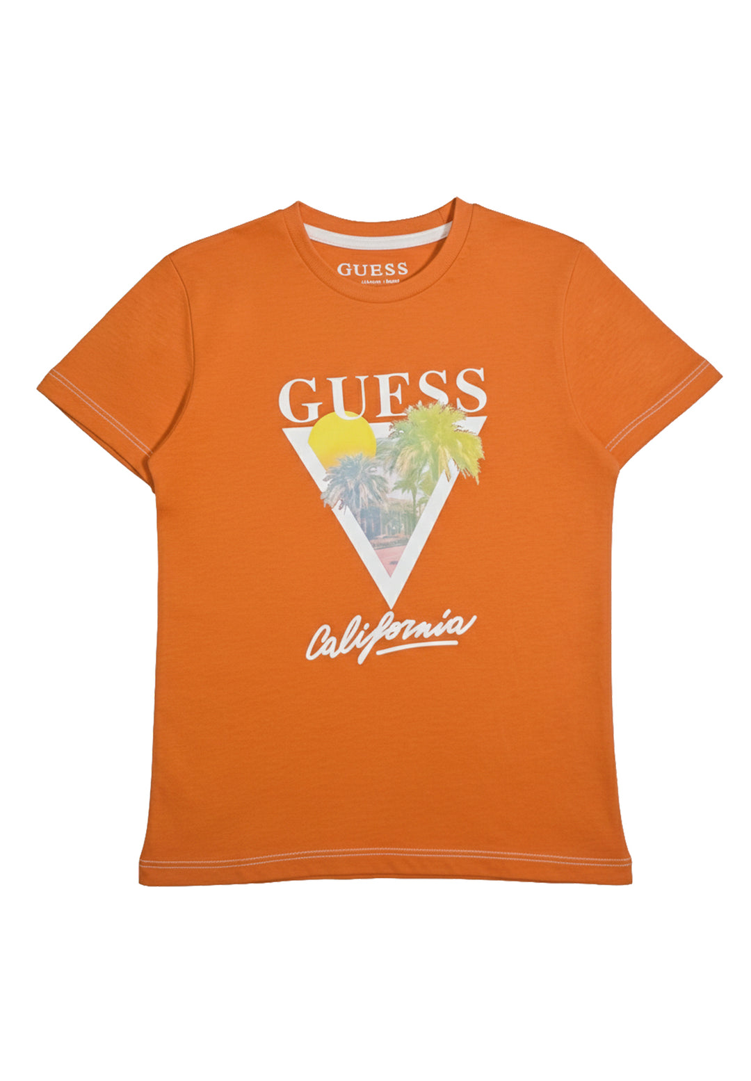 Camiseta naranja para niño