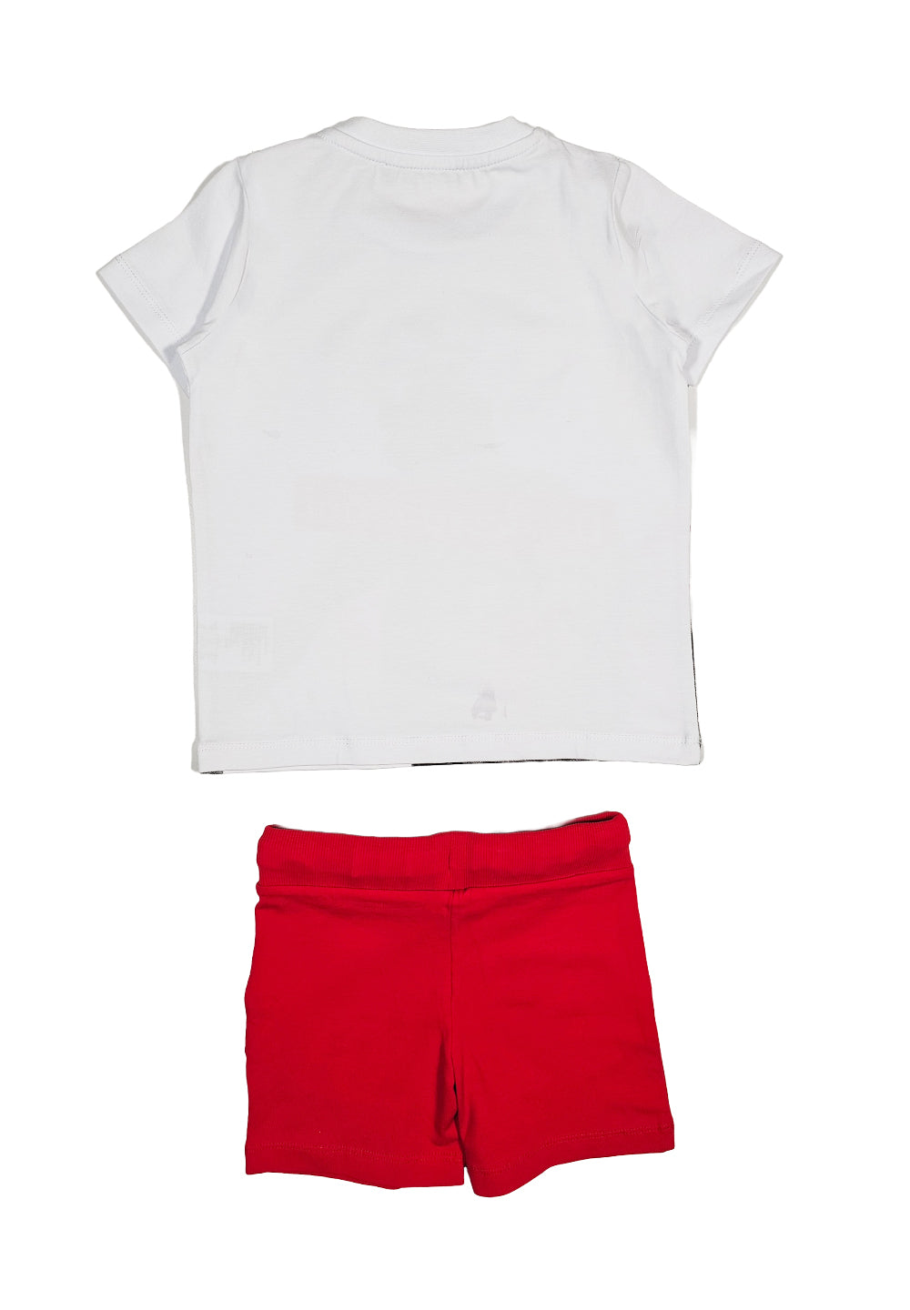 Completo bianco-rosso per neonato - Primamoda kids