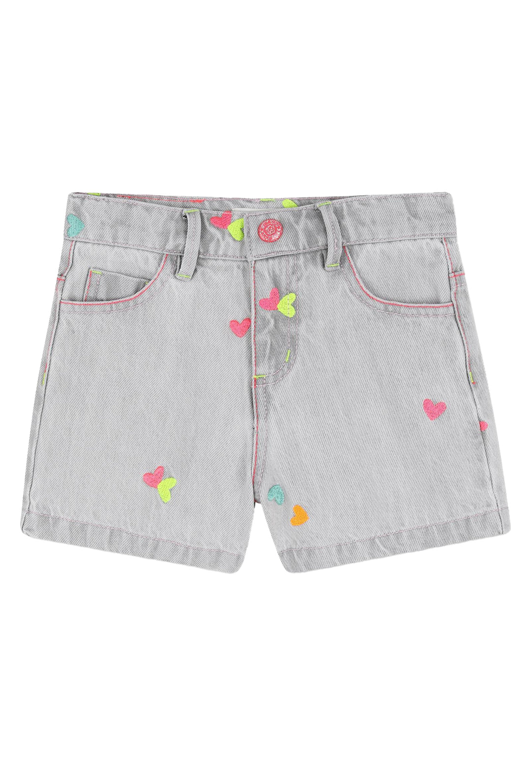 Girl's grey denim shorts