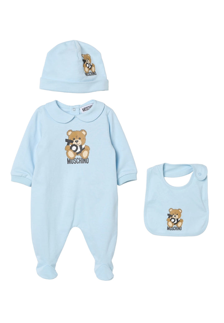 Light blue baby romper set