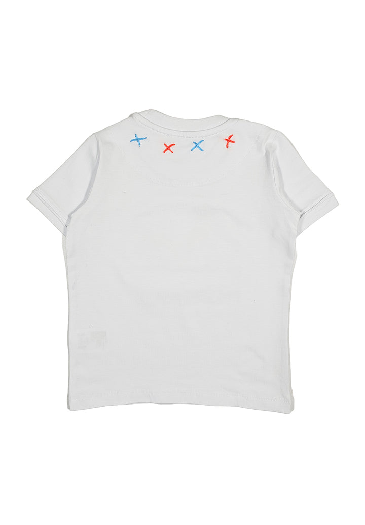 T-shirt bianca per neonato - Primamoda kids