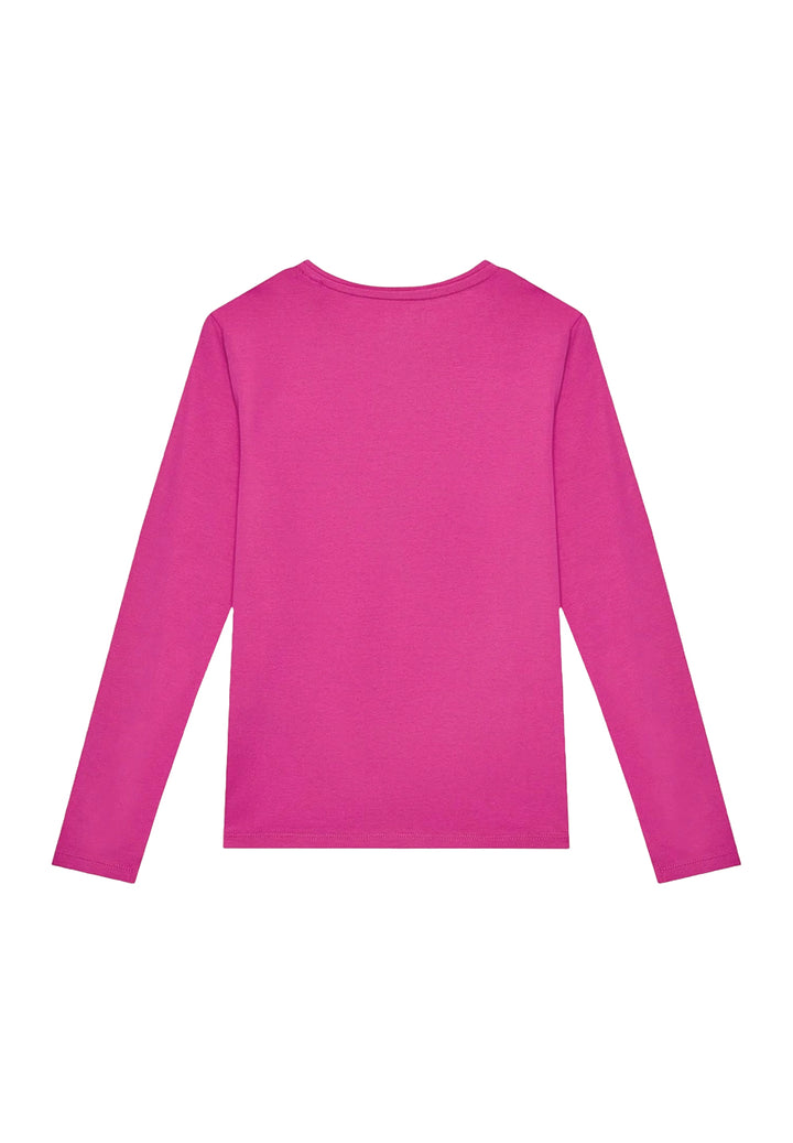 T-shirt fuchsia pour fille