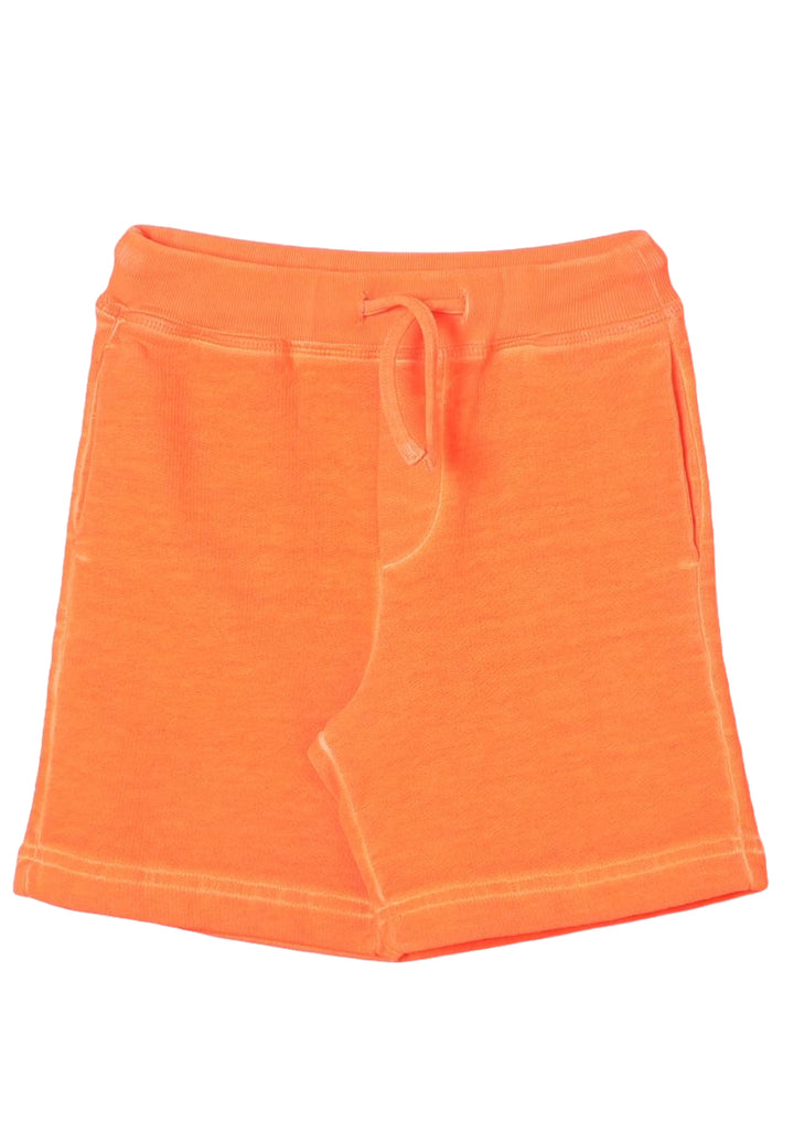 Orange Neon Sweatshirt-Bermuda für Kinder