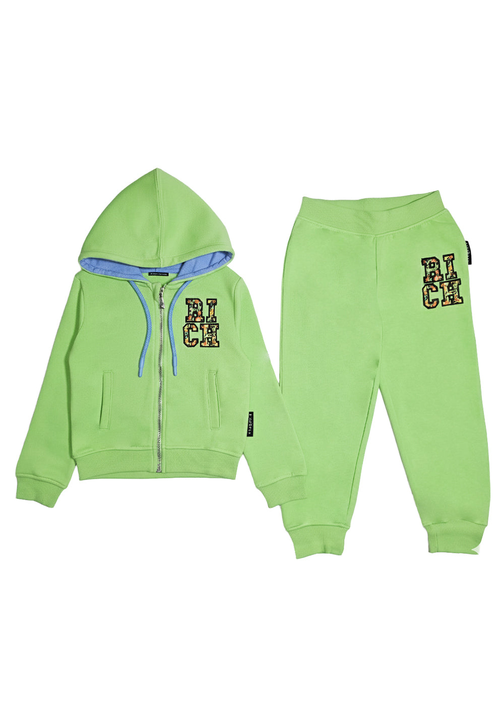 Green sweatshirt outfit for baby
